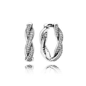 Pandora Twist of Fate Hoop Earrings